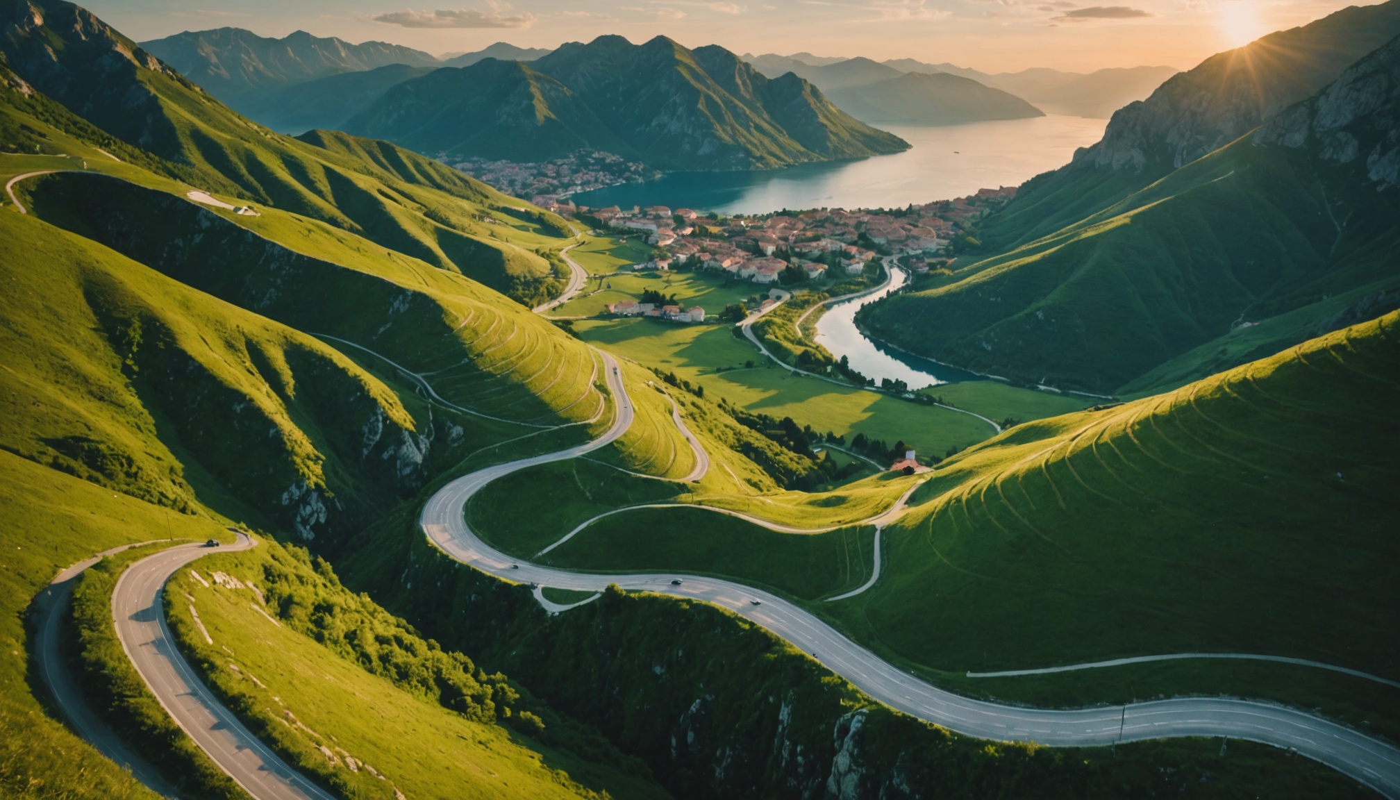 Paysages montagneux et côtes magnifiques du Monténégro  
Aventure sur les routes pittoresques du Monténégro