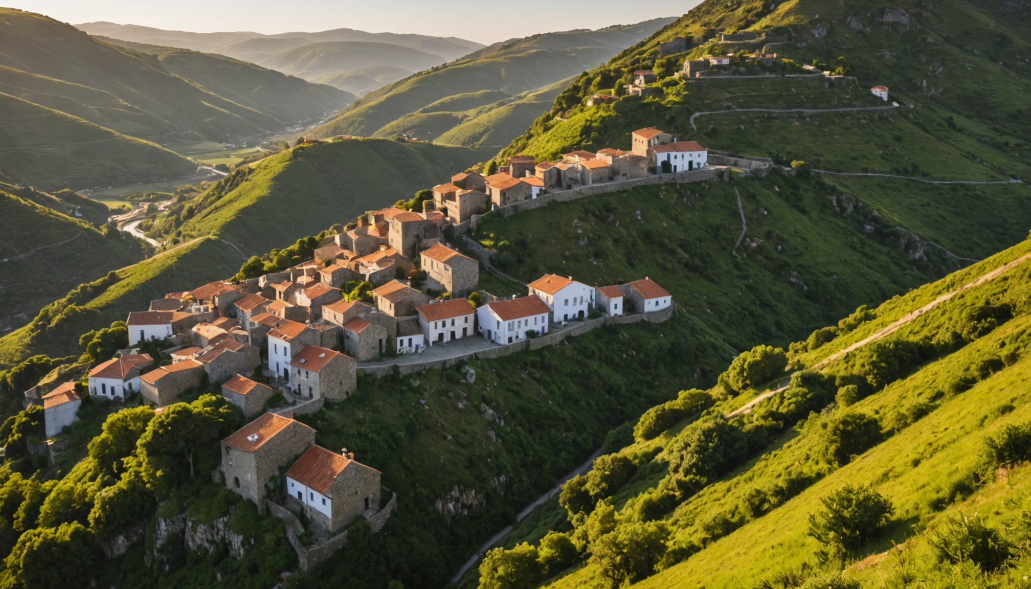 Villages pittoresques et montagnes du Portugal