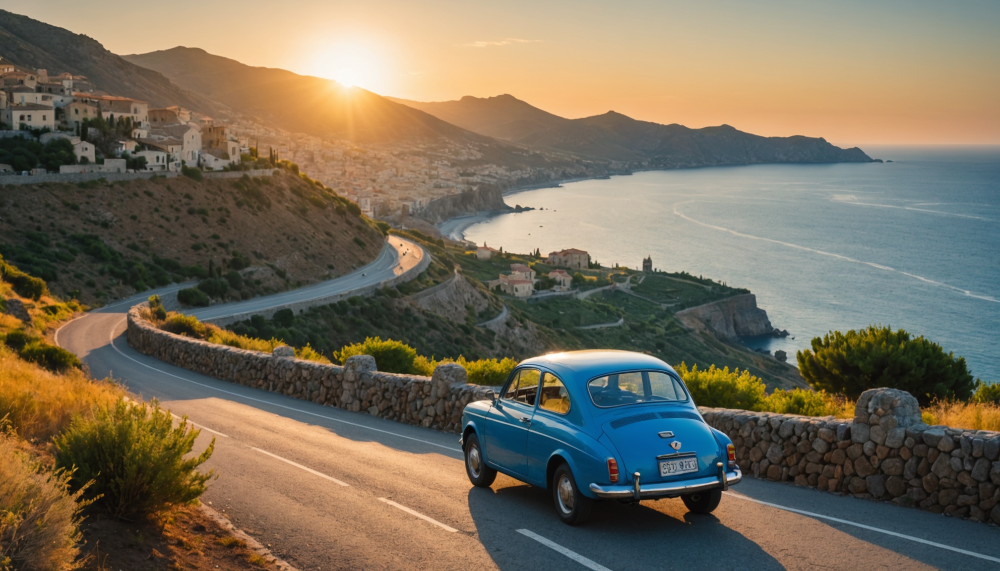 Paysages pittoresques de Sicile avec plages et montagnes