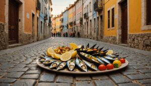 Dégustation de plats typiques au Portugal