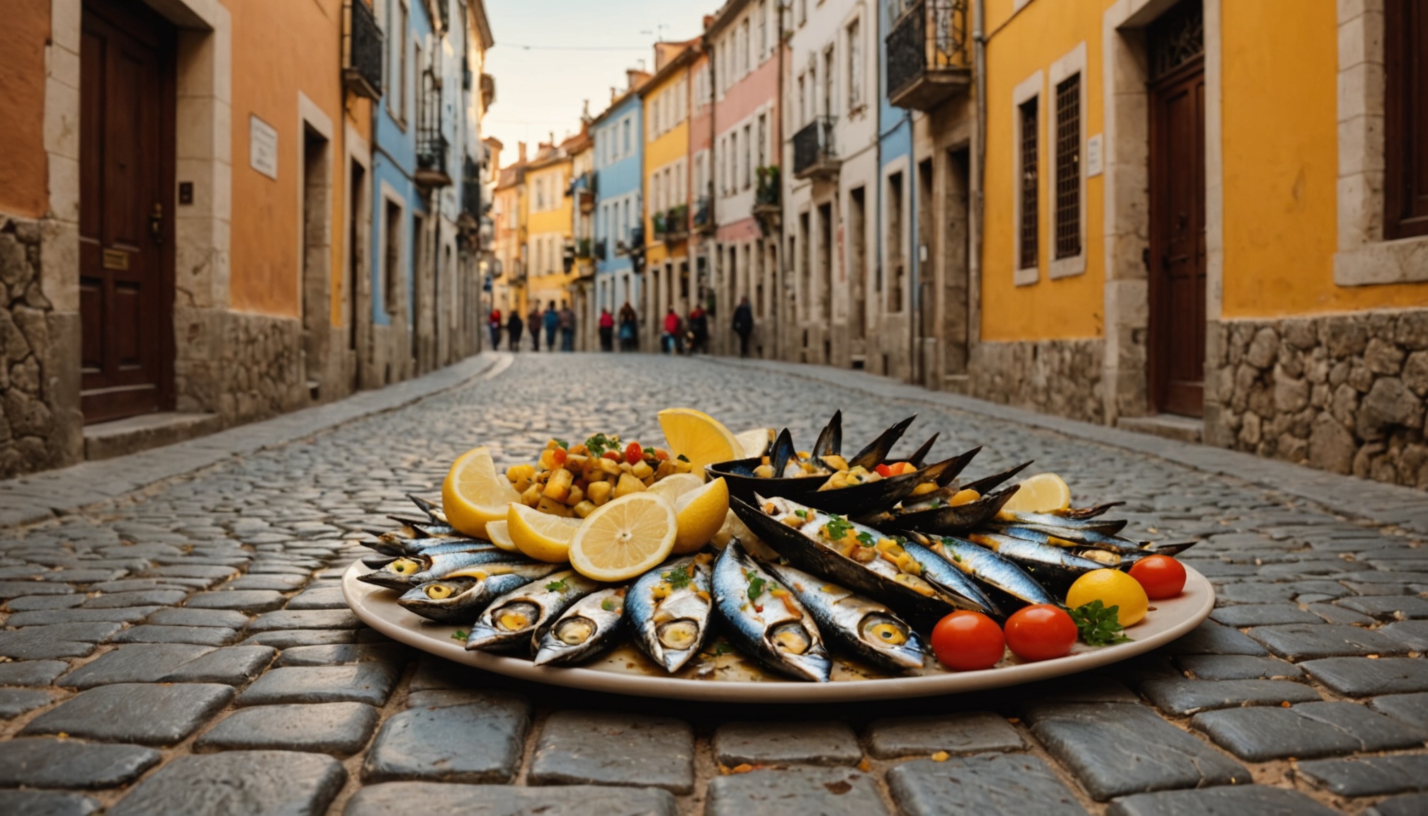 Dégustation de plats typiques au Portugal