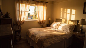 Chambre d accueillant pour petit dejeuner