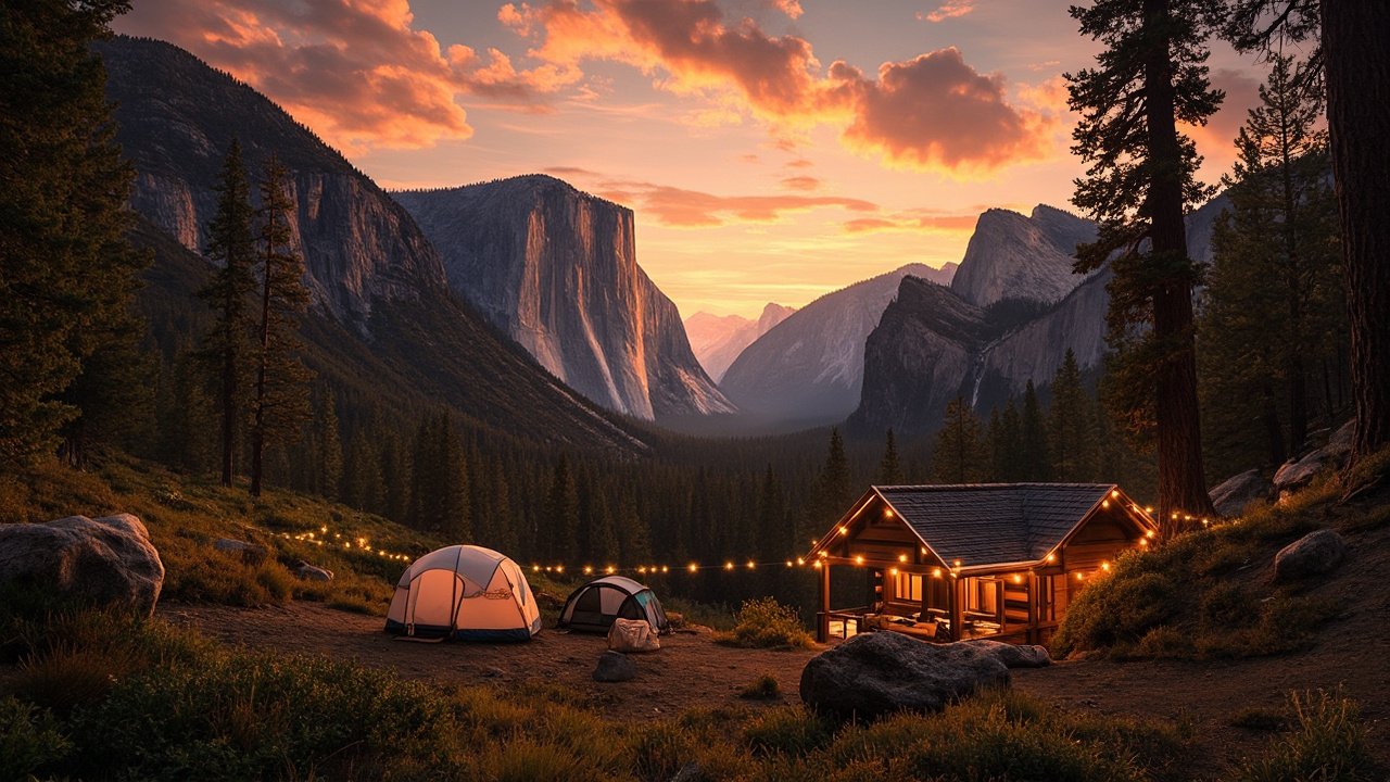 Hbergement dans Yosemite nature sauvage