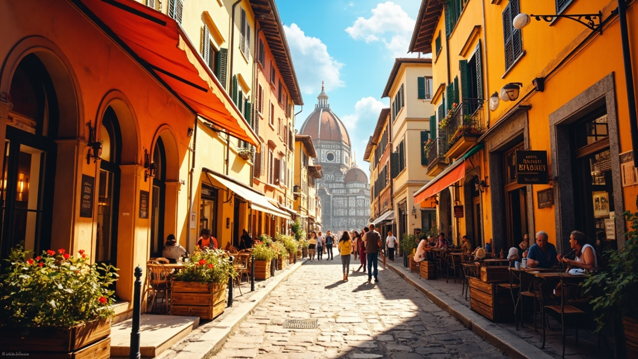 Logement a Florence devant un monument historique